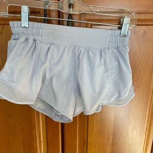 Lululemon Light Blue Hotty Hot 2.5” Shorts